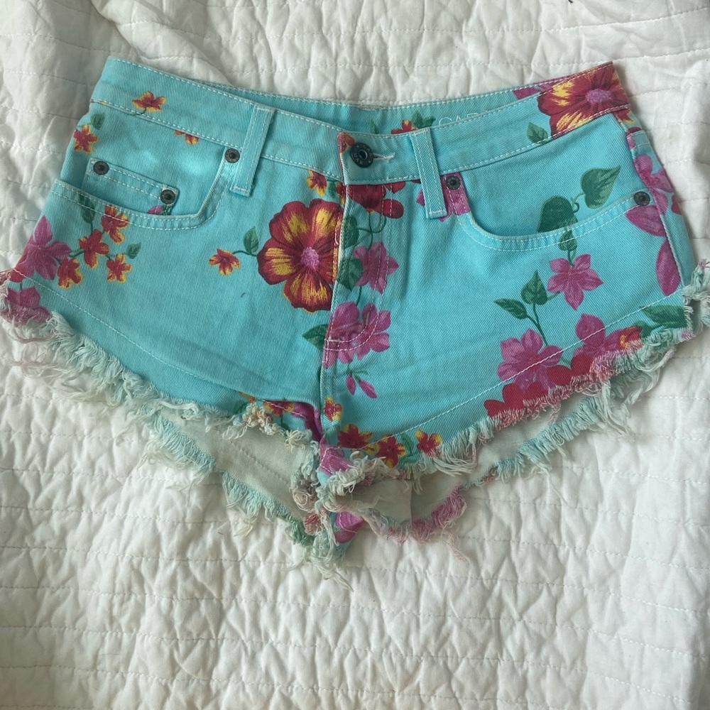 Carmar Floral Denim Shorts LIMITED EDITION